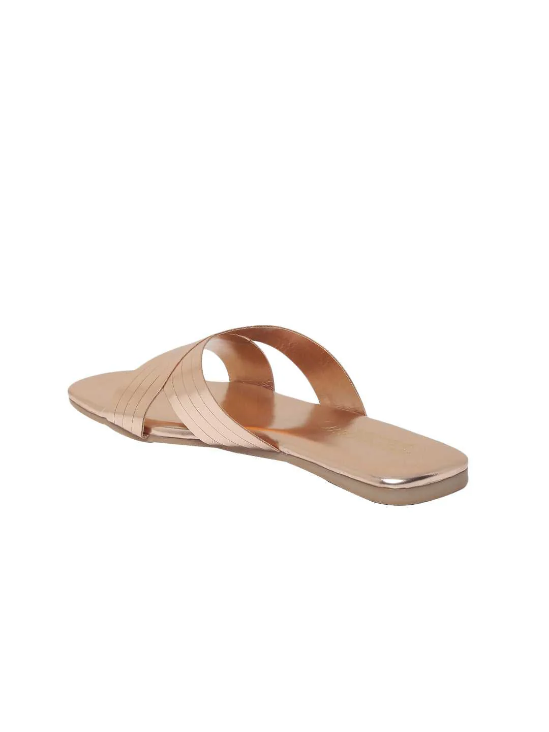 Elke Rose Gold Flats - Image 4