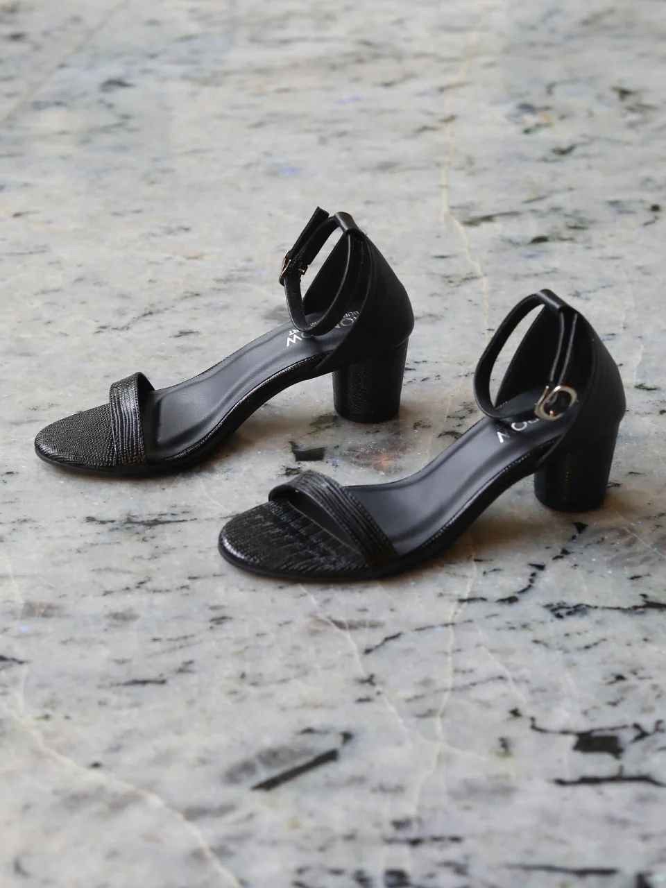 Ellery Black Block Heels - Image 3