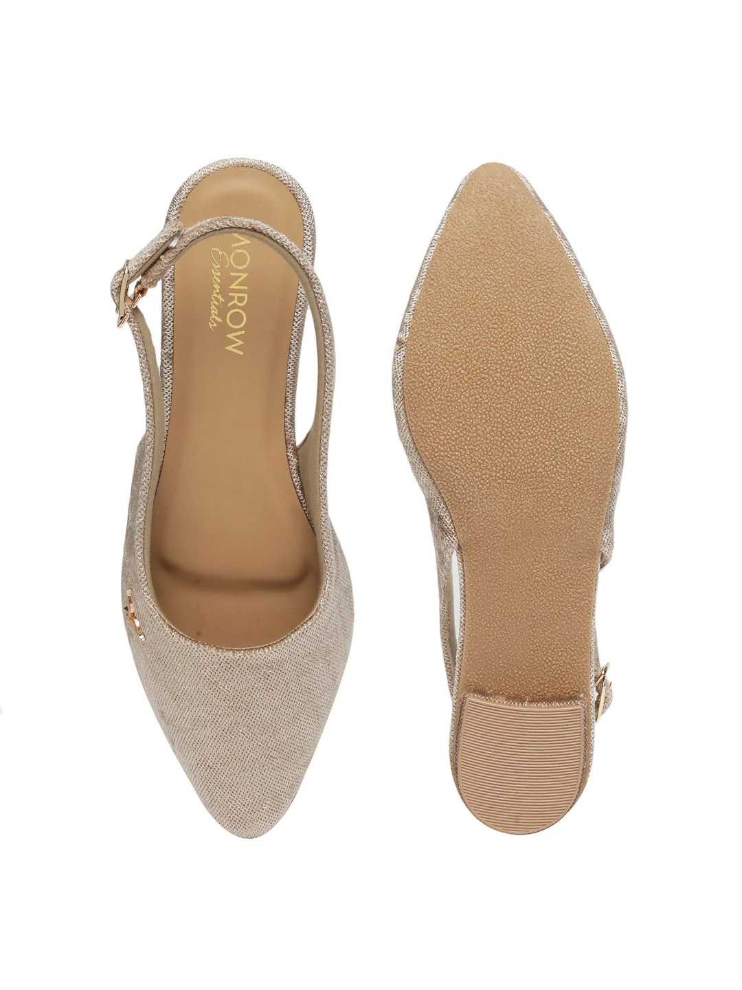 Elysia Beige Flats - Image 7