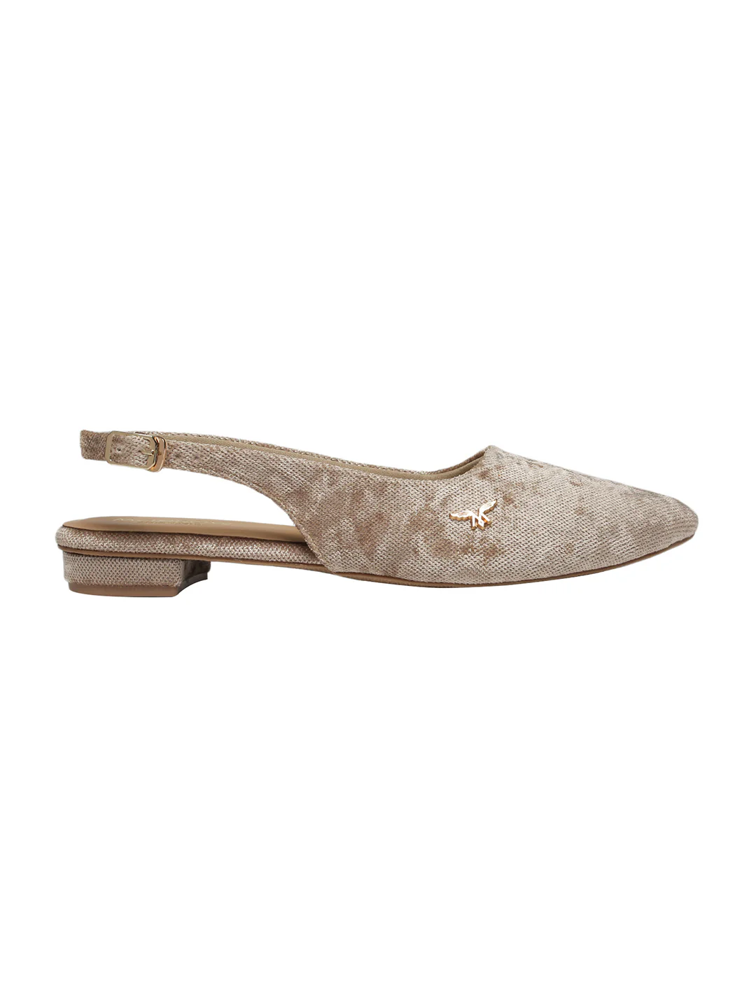 Elysia Beige Flats - Image 8