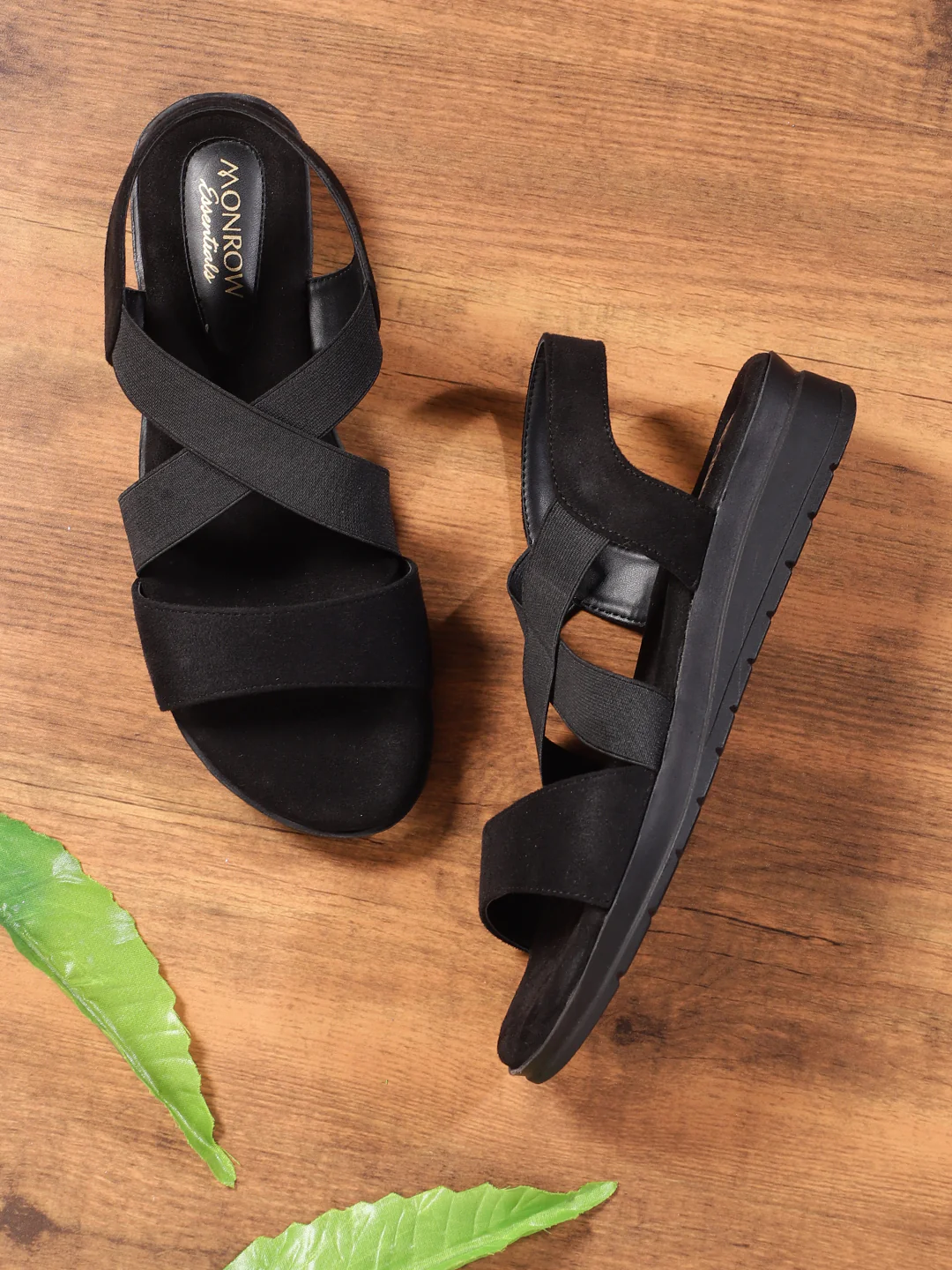 Emel Black Sandals - Image 9