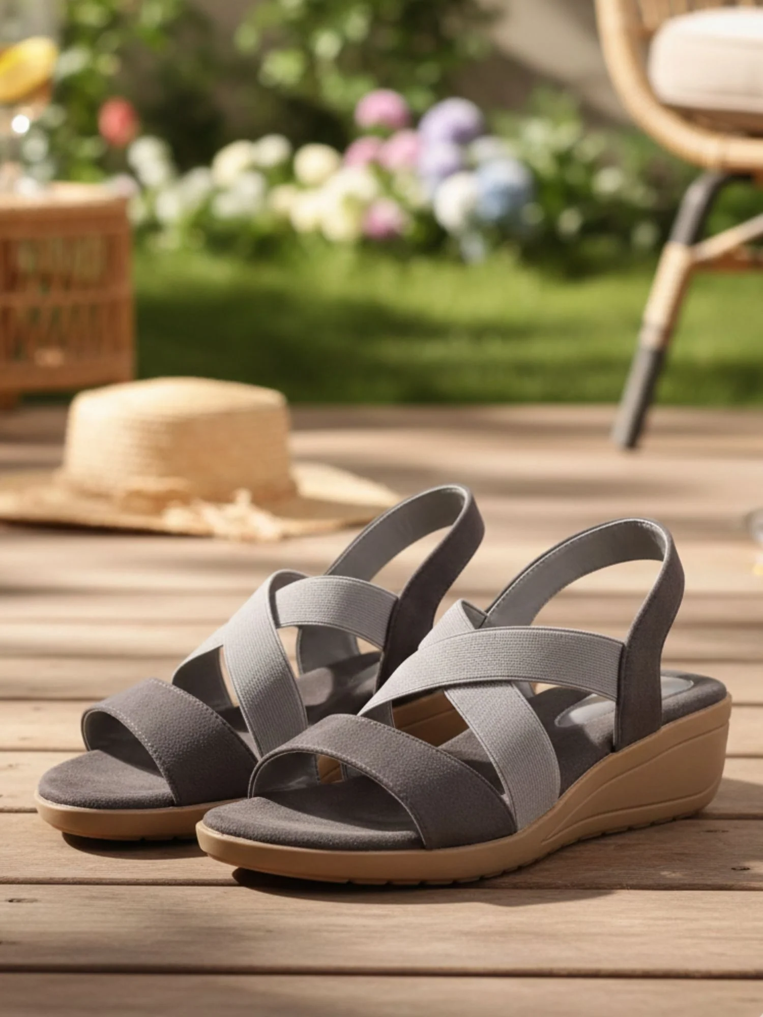Emel Grey Sandals