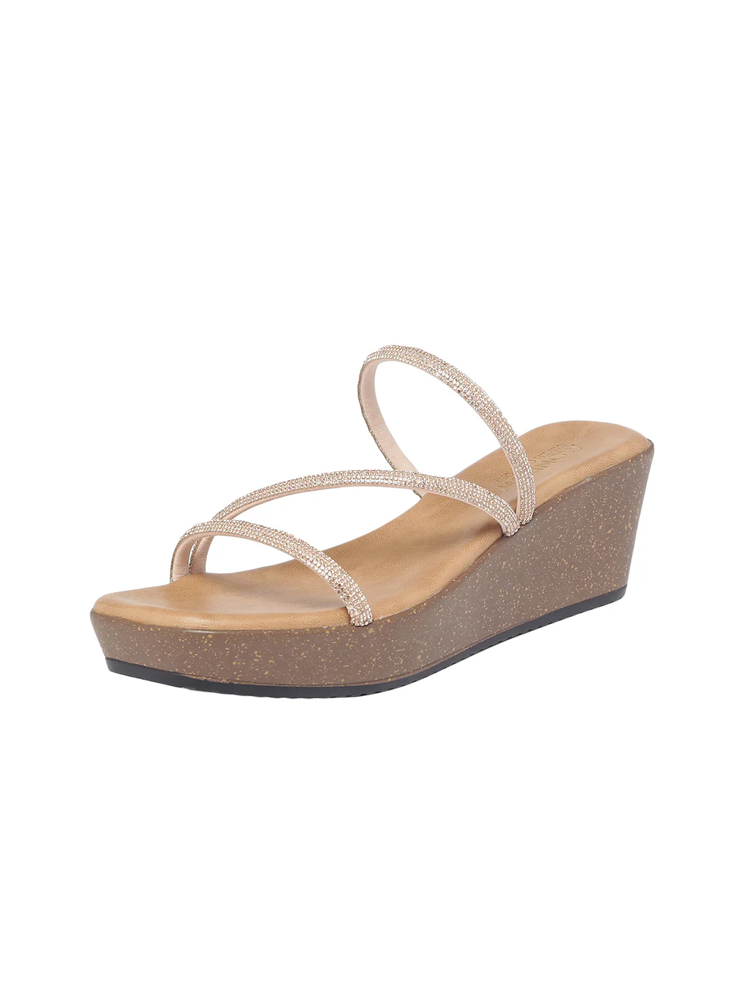 Emma Rose Gold Wedge Heels - Image 8