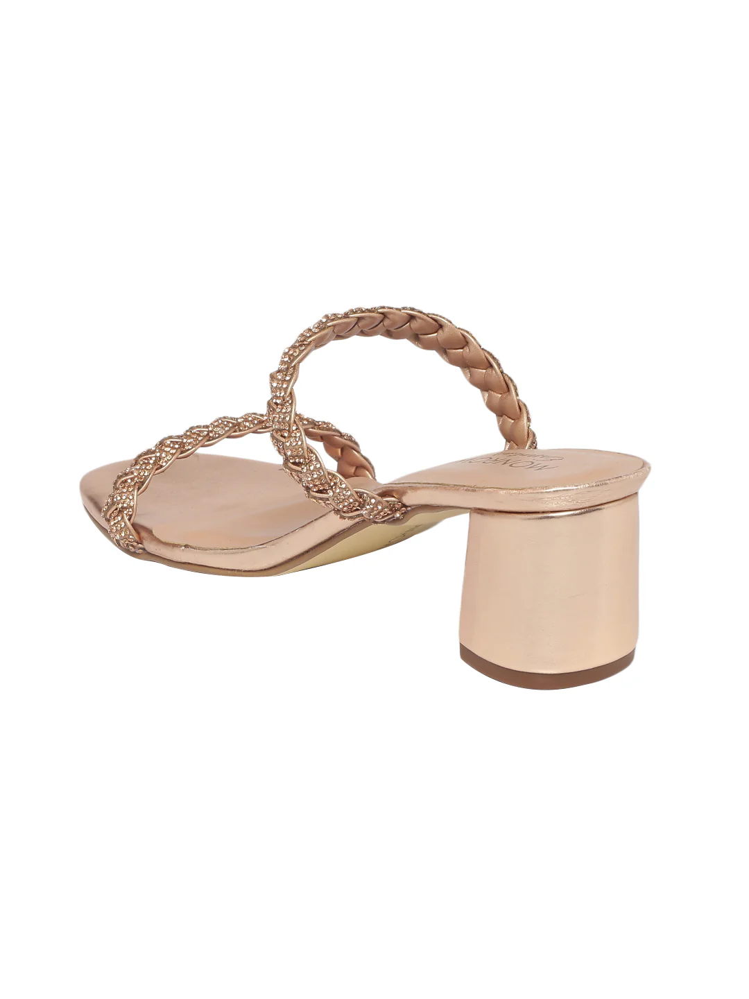Erica Rose Gold Block Heels - Image 5
