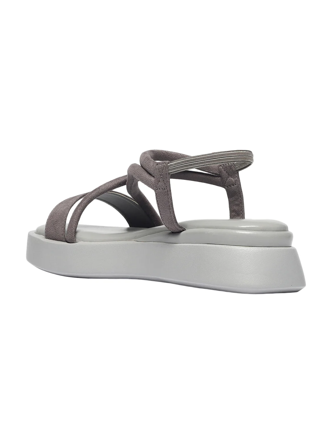 Eudori Grey Flatform Heels - Image 7