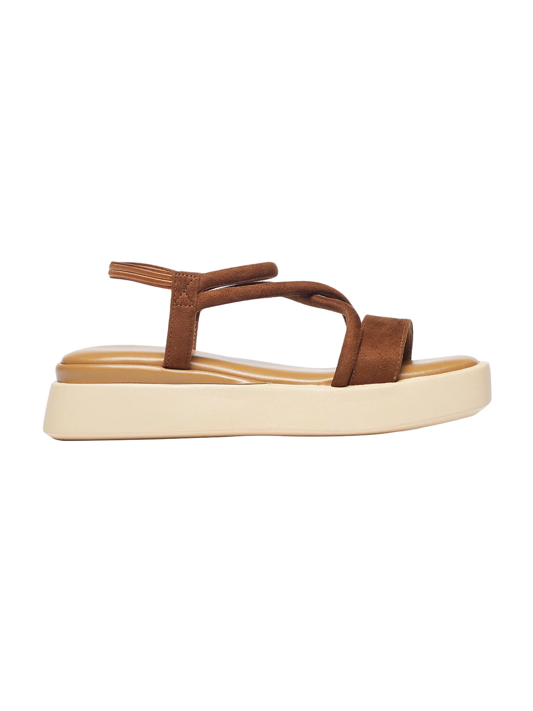 Eudori Tan Flatform Heels - Image 6