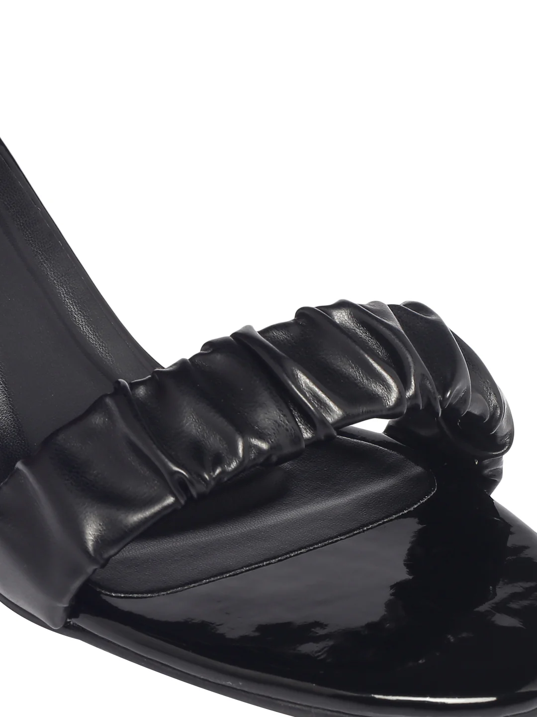Evelyn Black Block Heels - Image 7