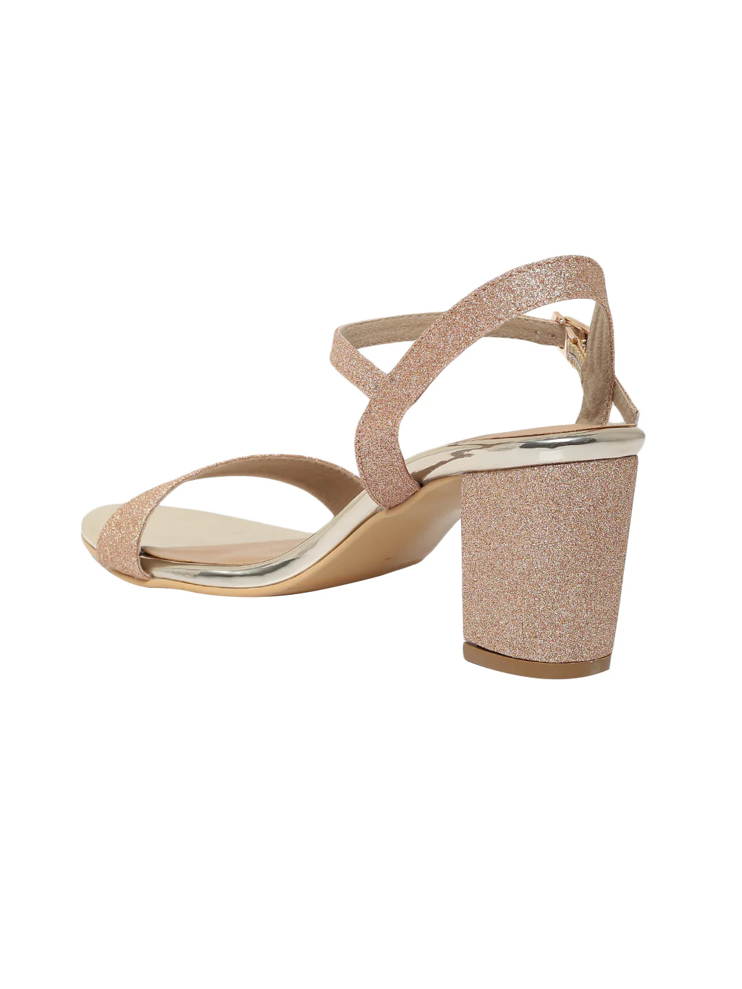 Faith Rose Gold Block Heels - Image 4