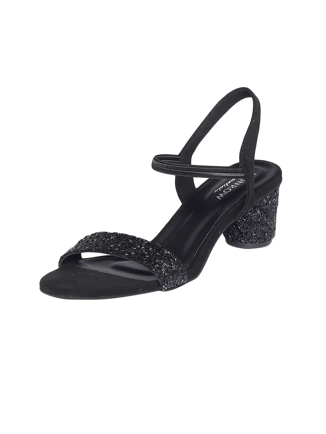 Harper Black Block Heels - Image 8