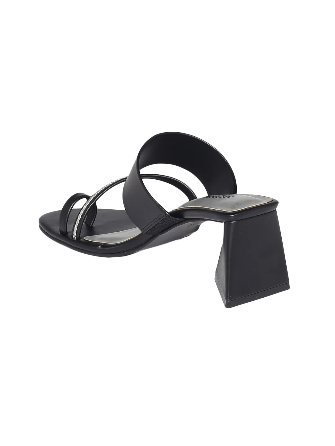 Hedy Black Block Heels - Image 4