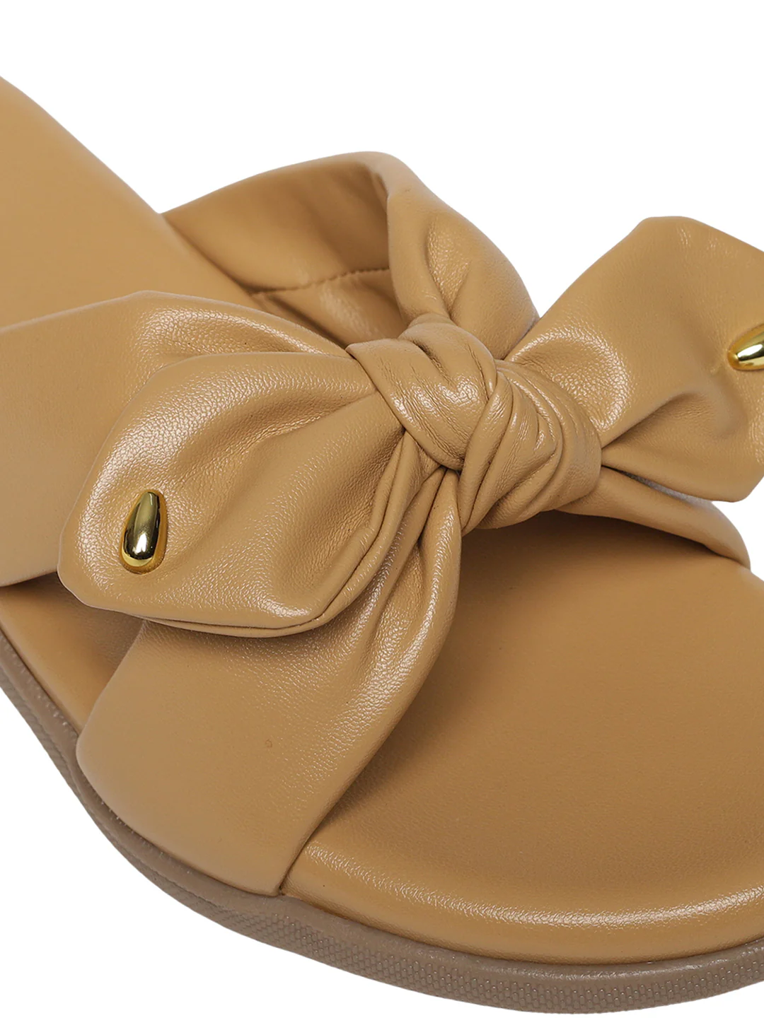Helina Beige Flats - Image 4