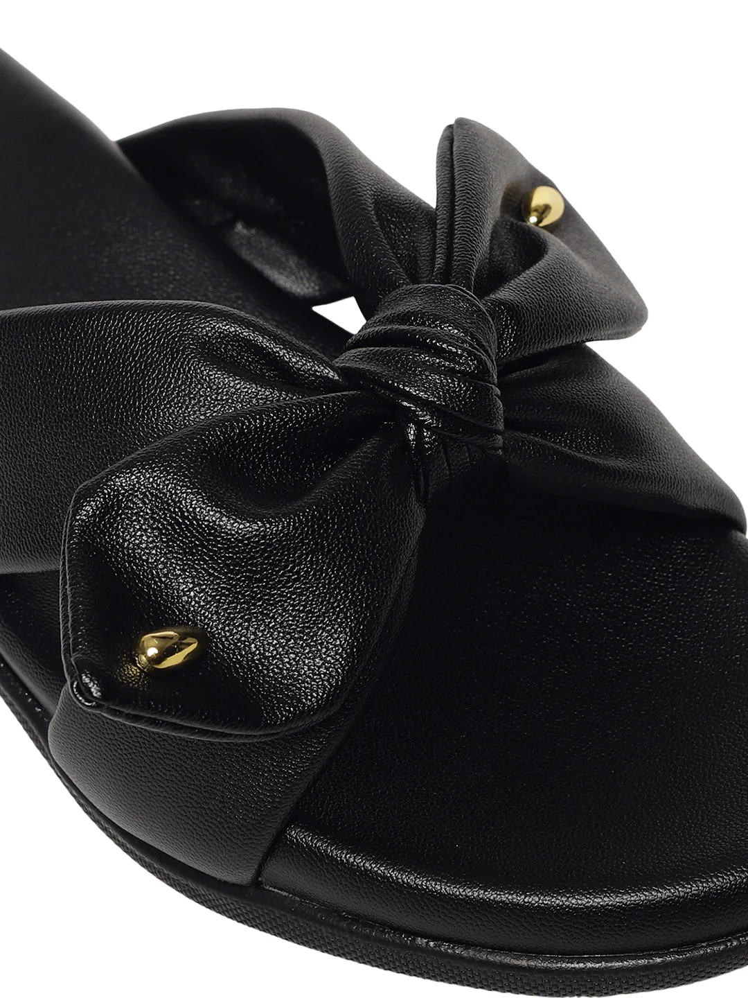 Helina Black Flats - Image 4