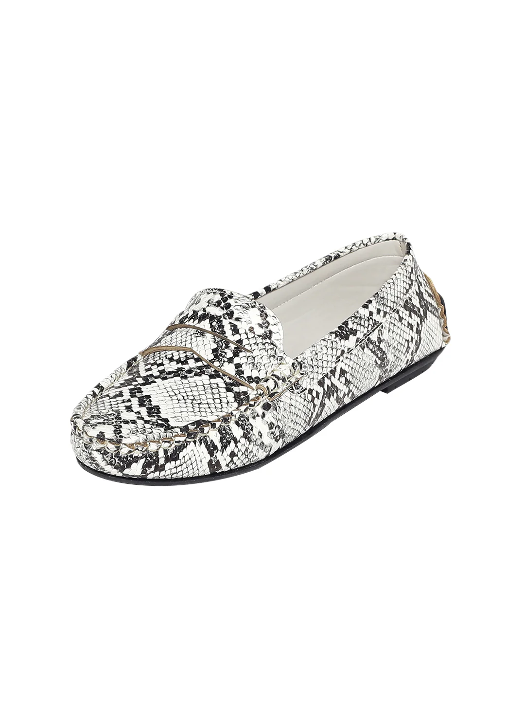 Irene White Loafers - Image 3