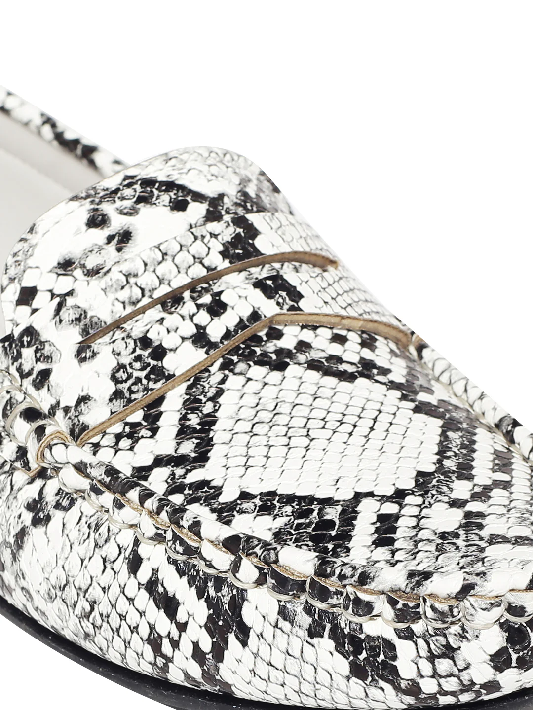 Irene White Loafers - Image 8