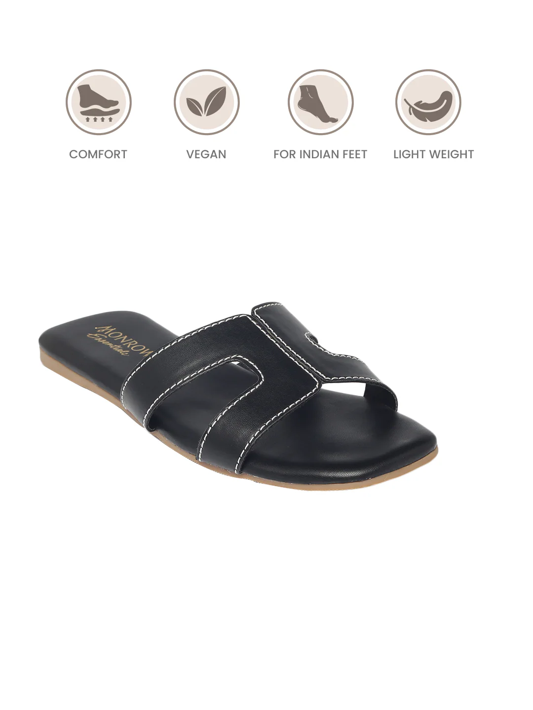 Irma Black Flats - Image 4