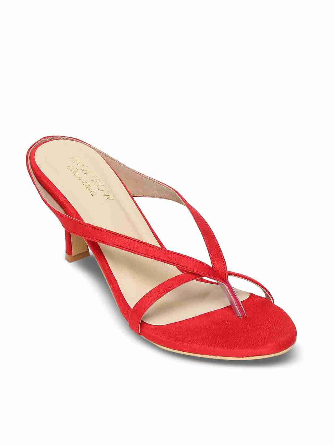 Ivory Red Kitten Heel - Image 2