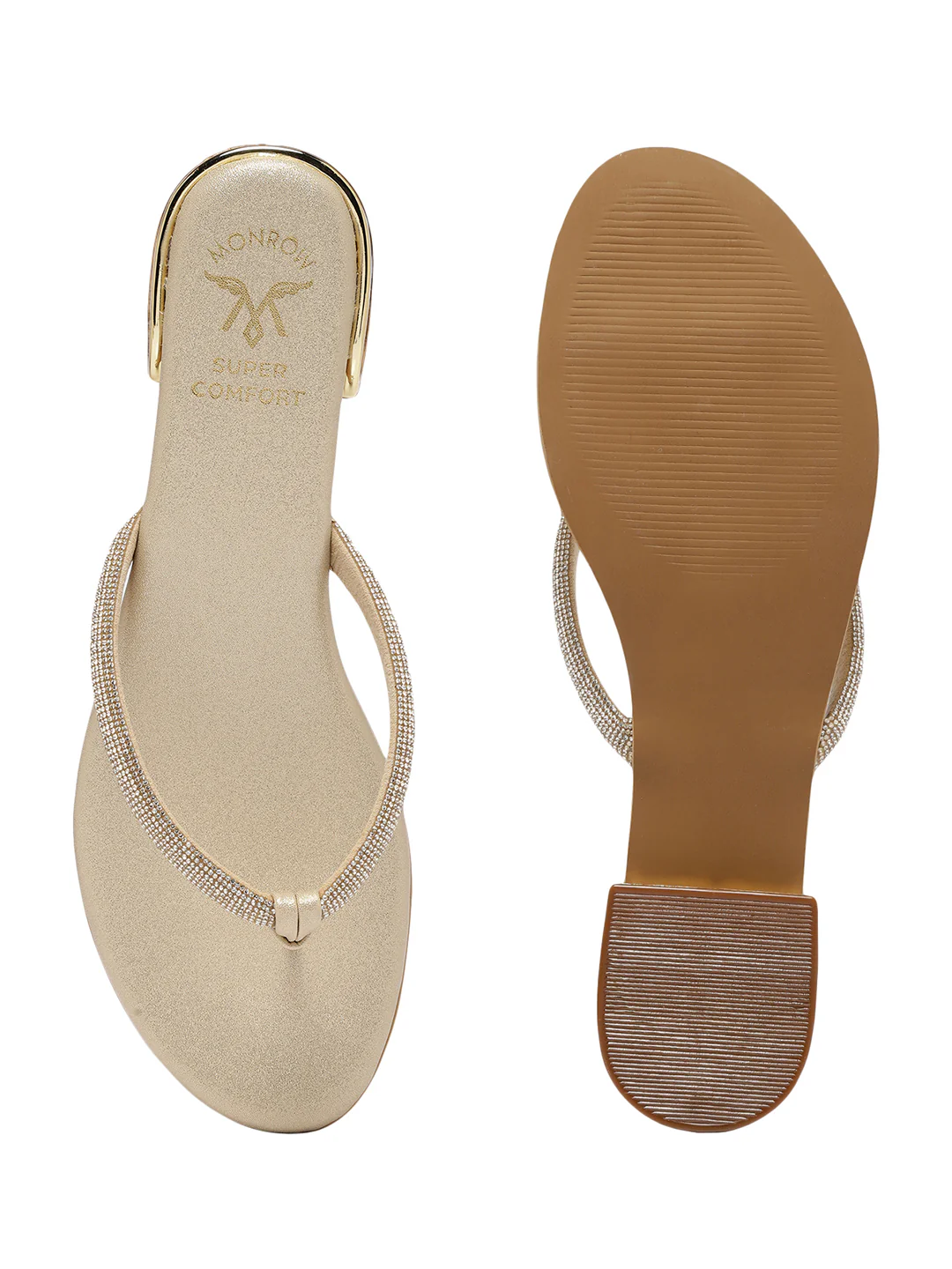 Jemima Gold Flats - Image 6
