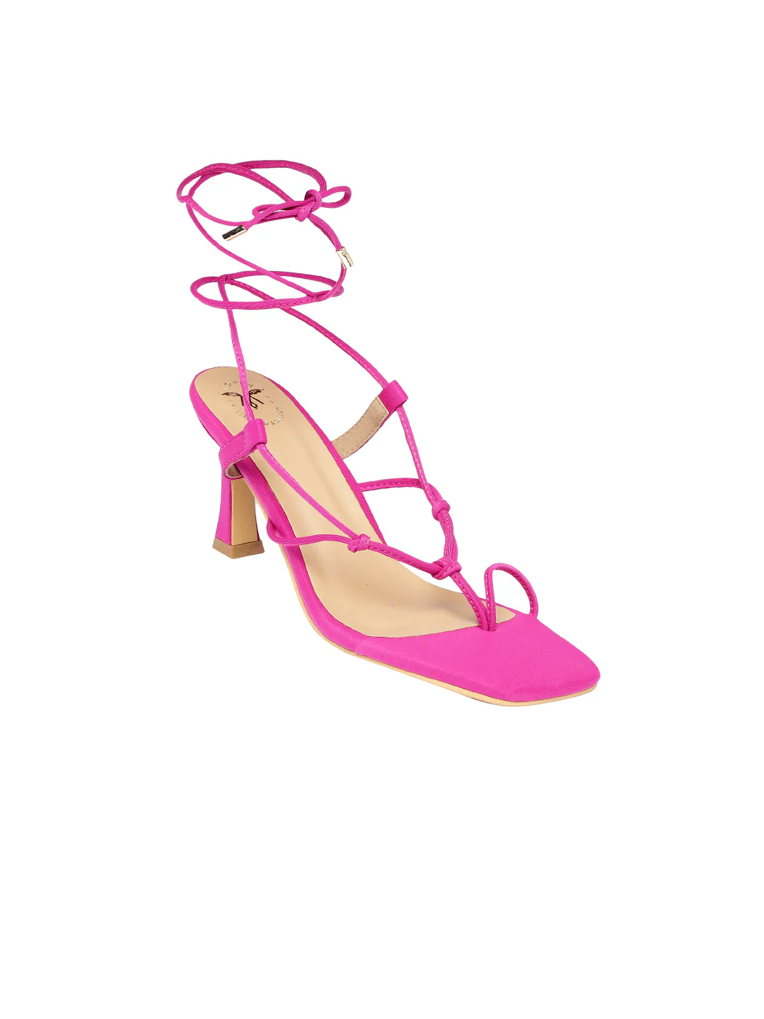 Josie Pink Kitten Heels - Image 2