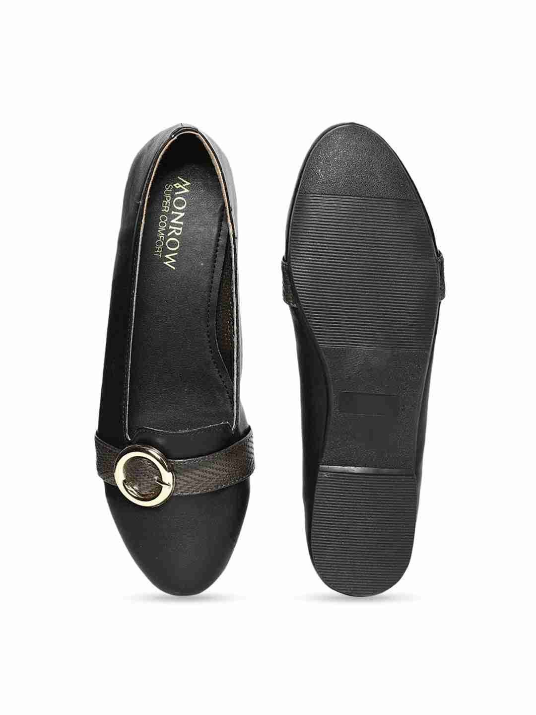 Joslyn Black Textured Ballerinas - Image 2