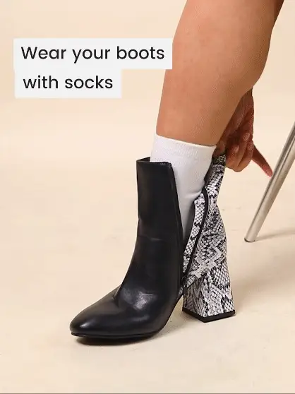 Joy Black Boots - Image 3
