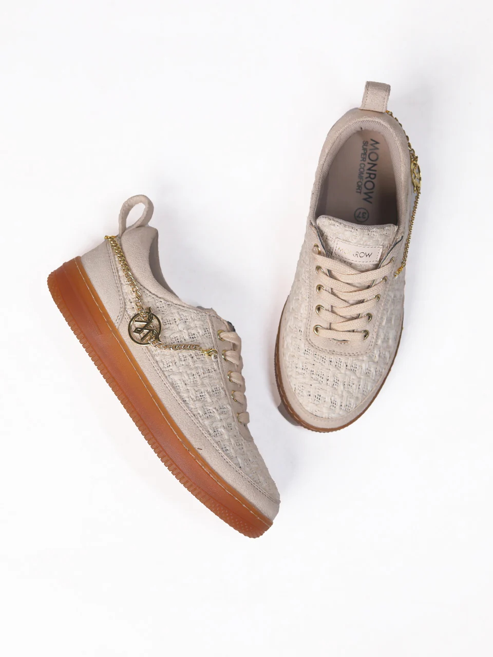 Junia Beige Sneakers - Image 3