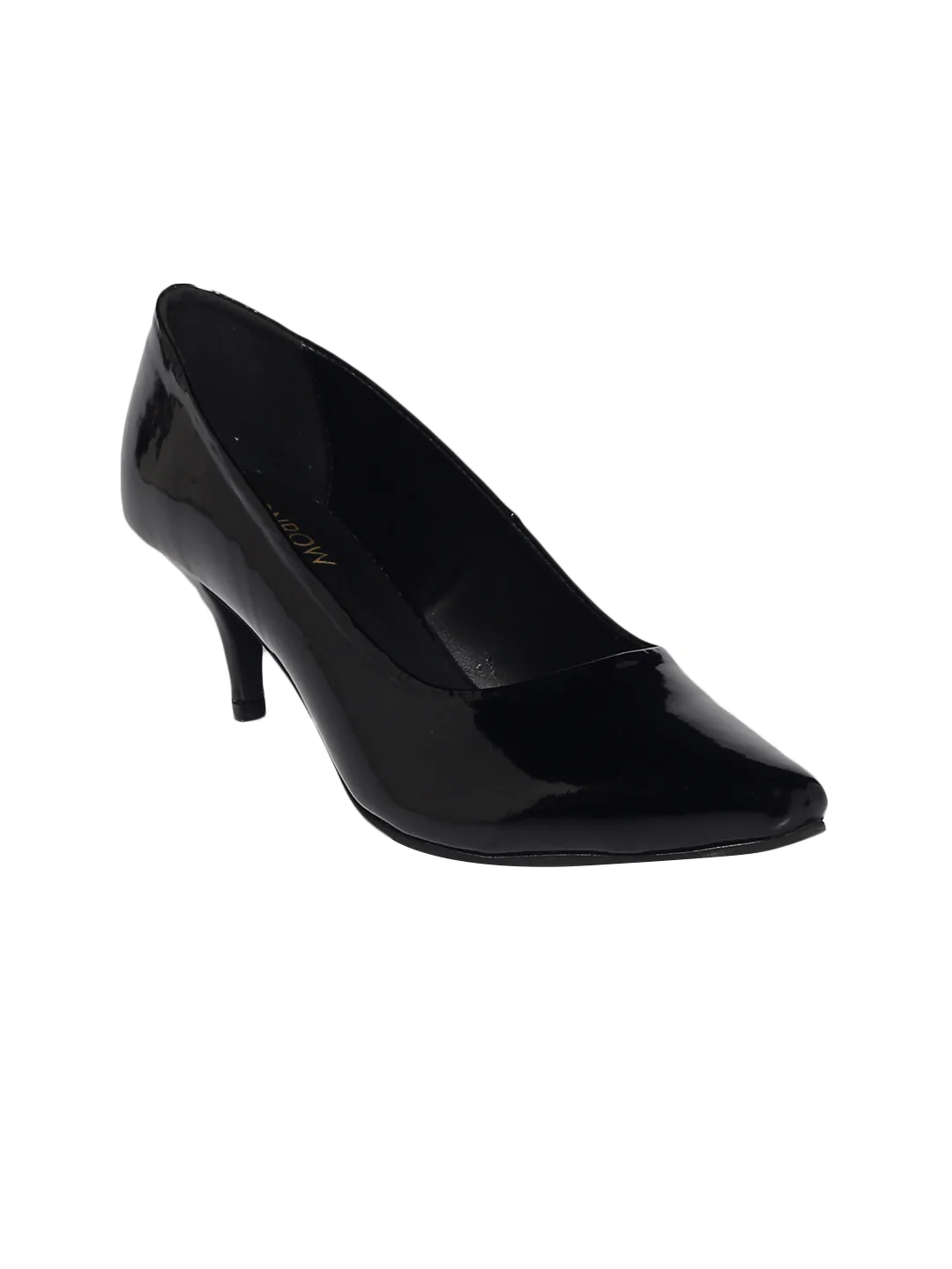 Junko Black Kitten Heel - Image 2