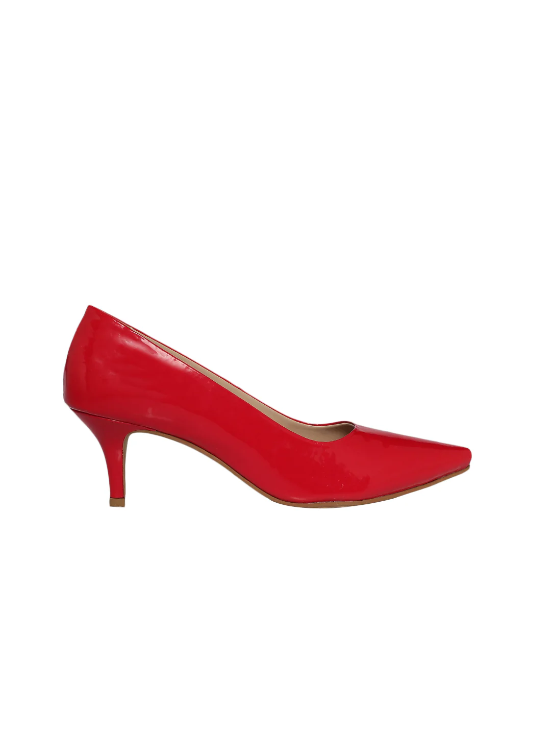 Junko Red Kitten Heel - Image 7