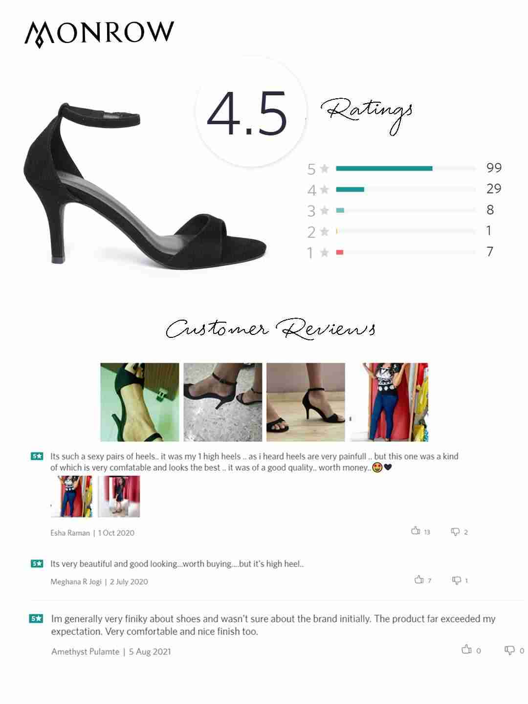 Karen Black Kitten Heel - Image 6