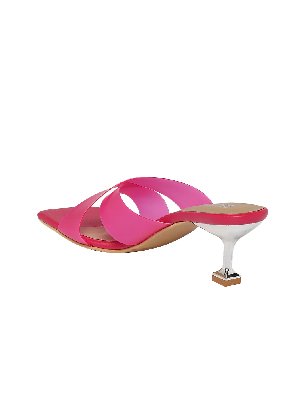 Kylie Pink Kitten Heels - Image 4