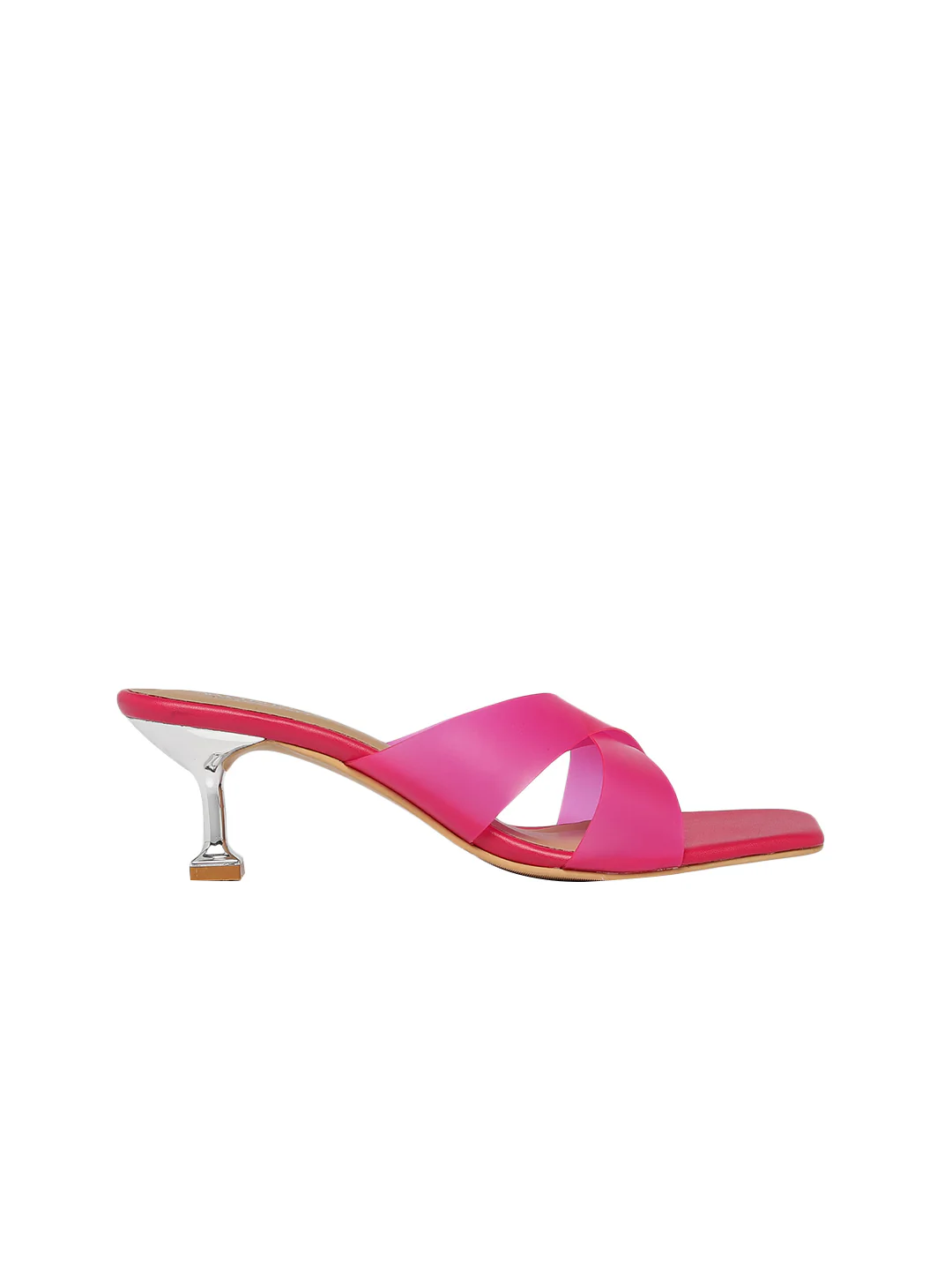 Kylie Pink Kitten Heels - Image 5