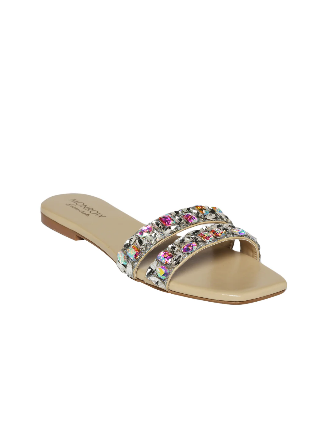 Lacey Beige Flats - Image 2