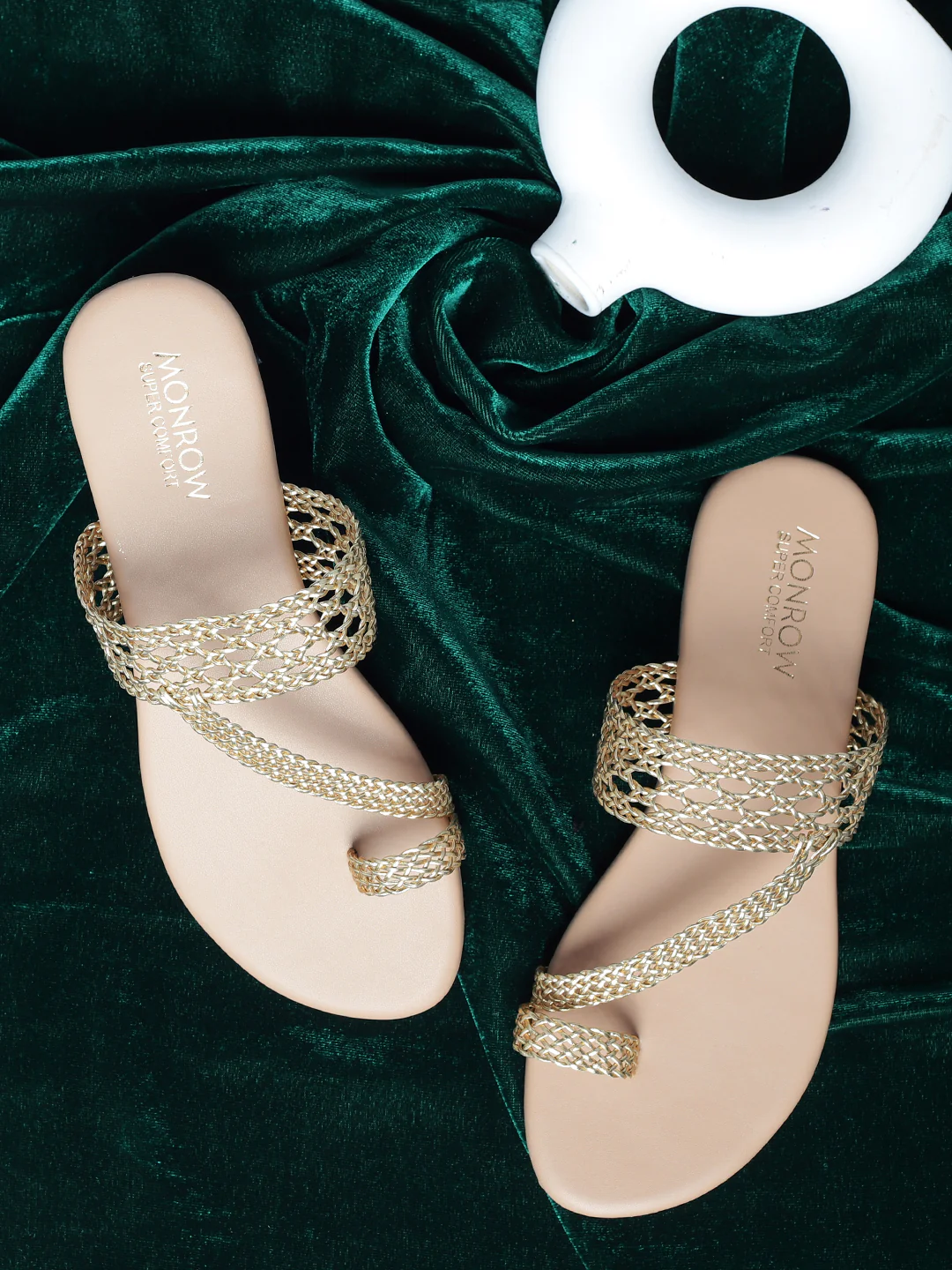 Lilah Rose Gold Flats - Image 3