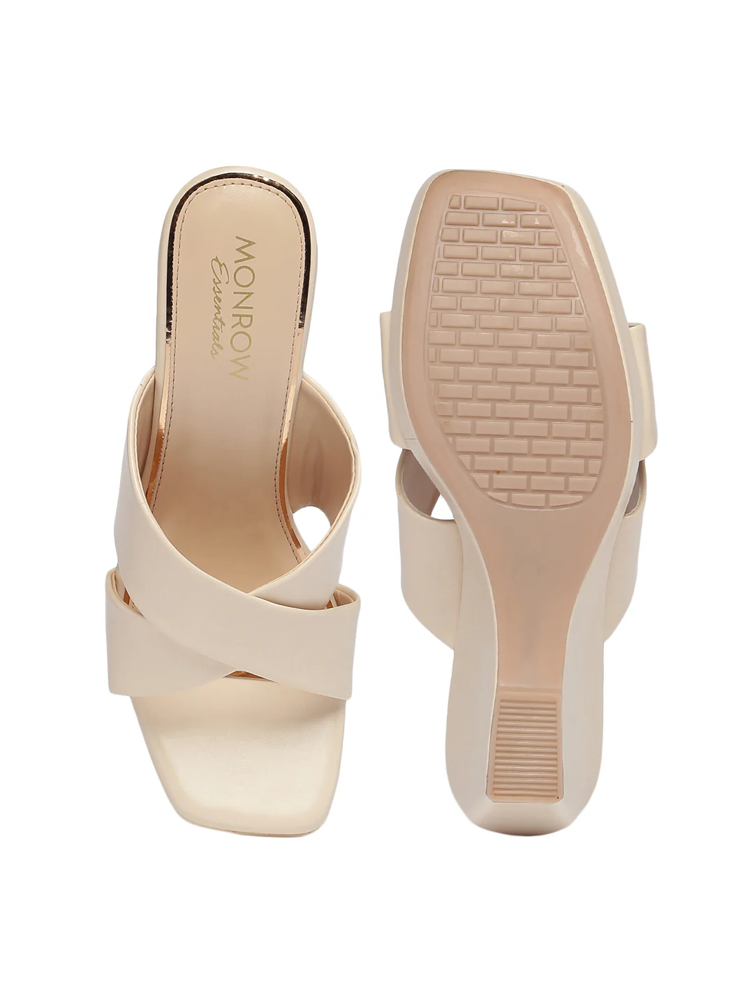 Liliana Beige Wedge Heels - Image 7