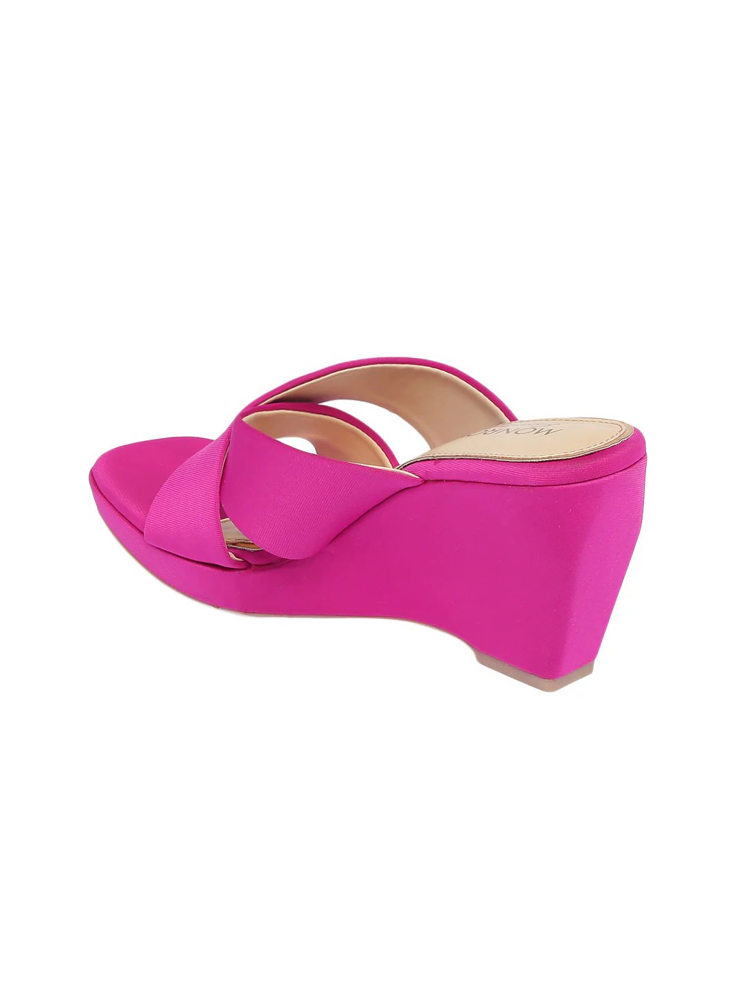 Liliana Pink Wedge Heels - Image 4