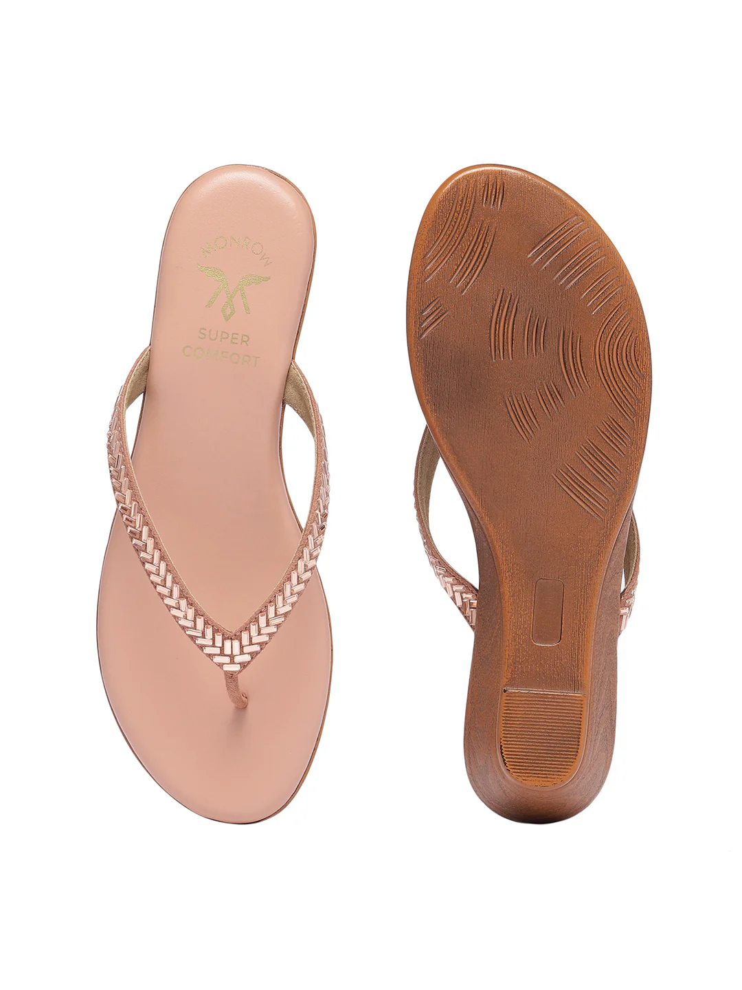 Lisa Dusky Pink Wedge - Image 6