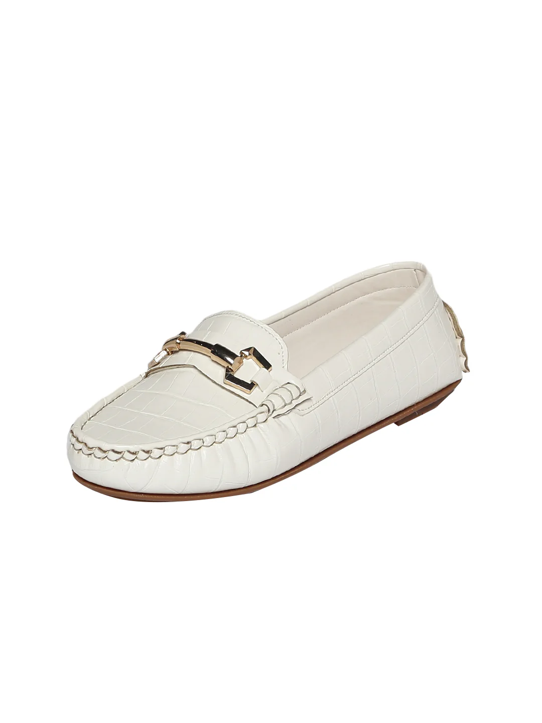 Lupe White Loafers - Image 4