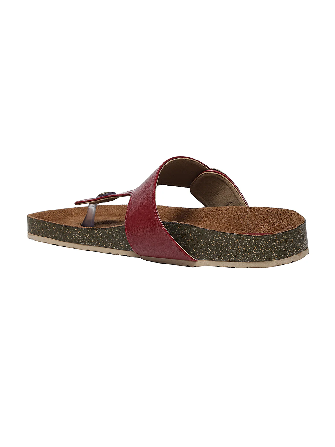 Lysha Maroon Flats - Image 7
