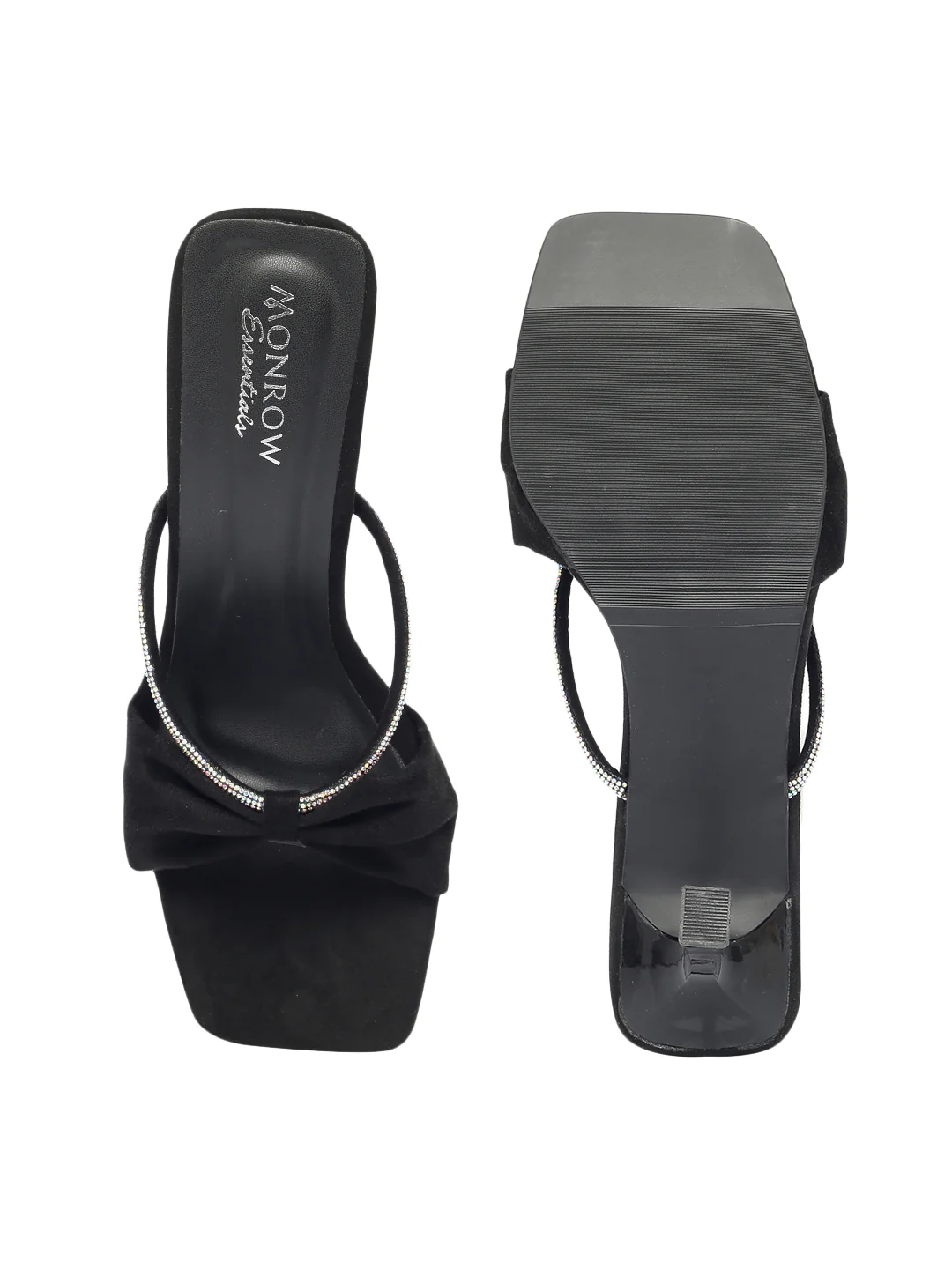 Margaret Black Kitten Heels - Image 6
