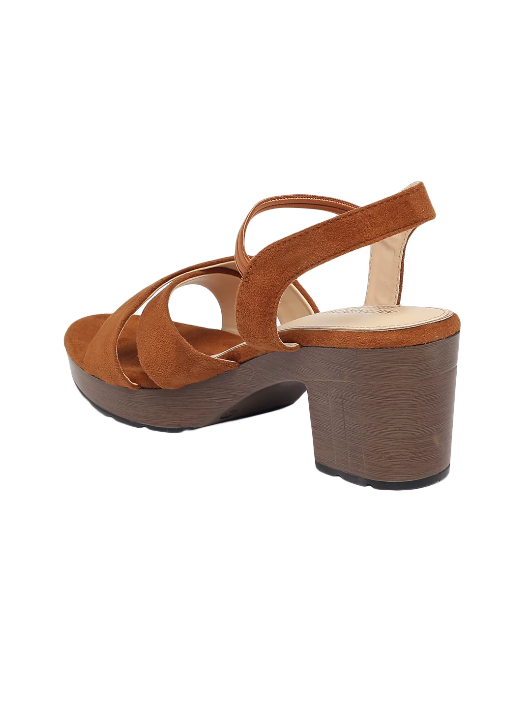 Maria Brown Block Heels - Image 5