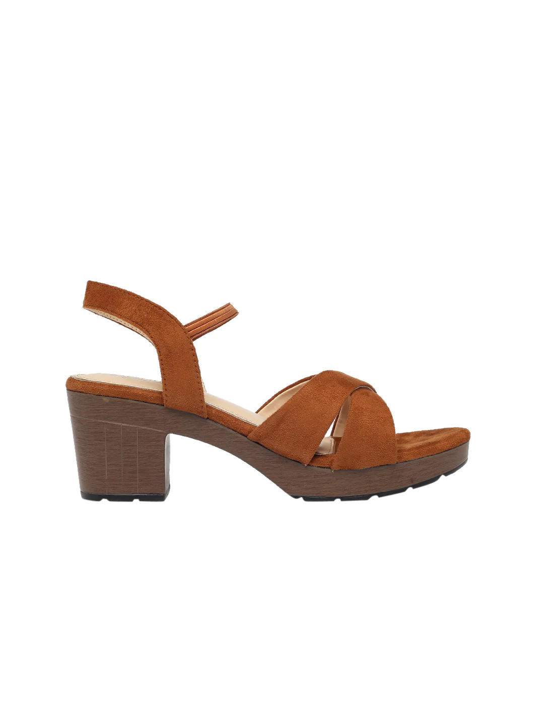Maria Brown Block Heels - Image 6