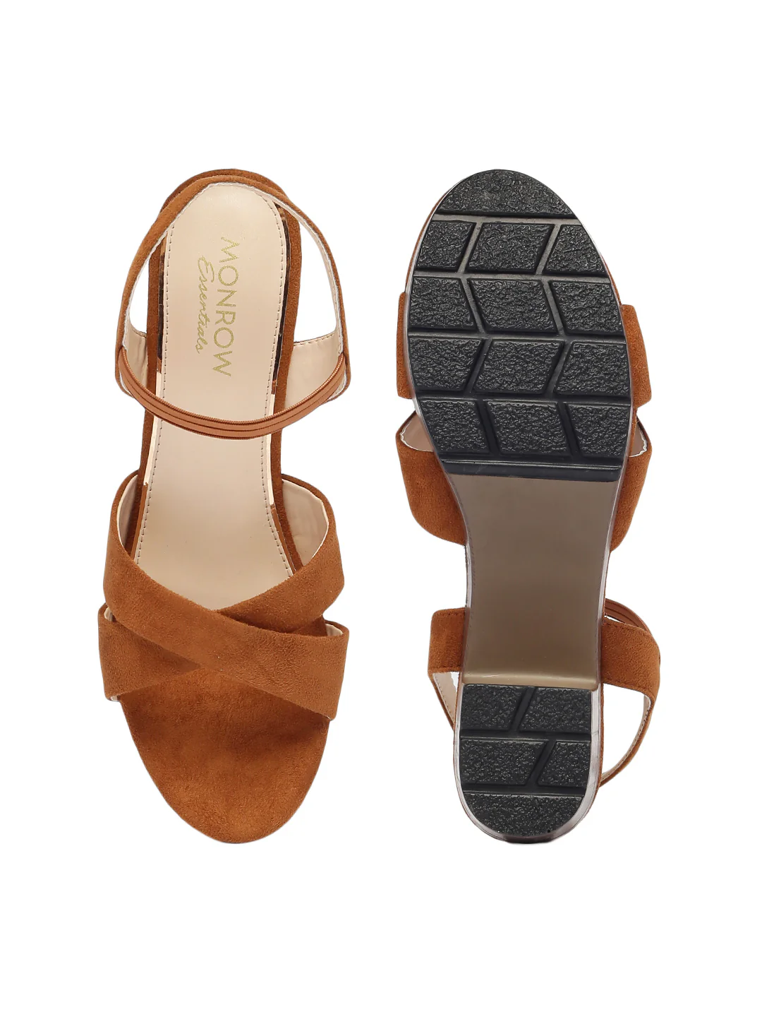 Maria Brown Block Heels - Image 7