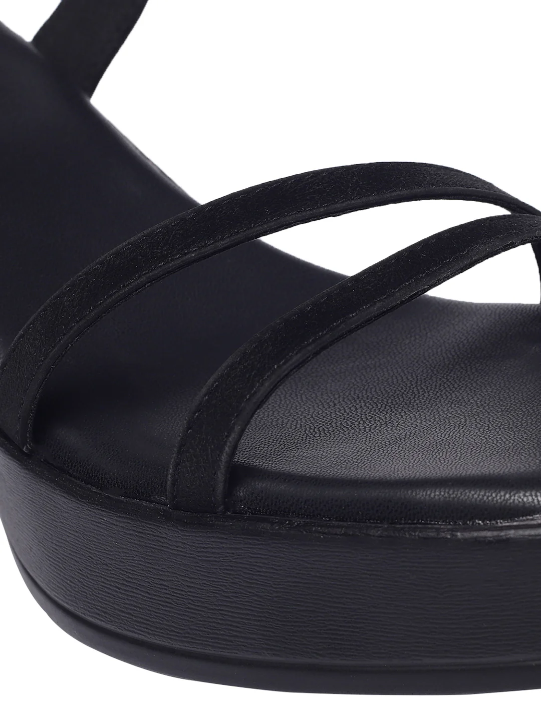 Marley Black Wedge Heels - Image 3