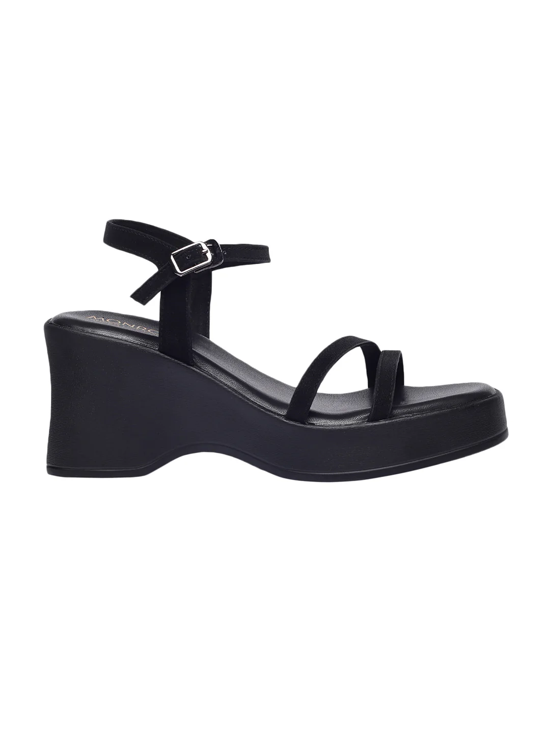 Marley Black Wedge Heels - Image 6