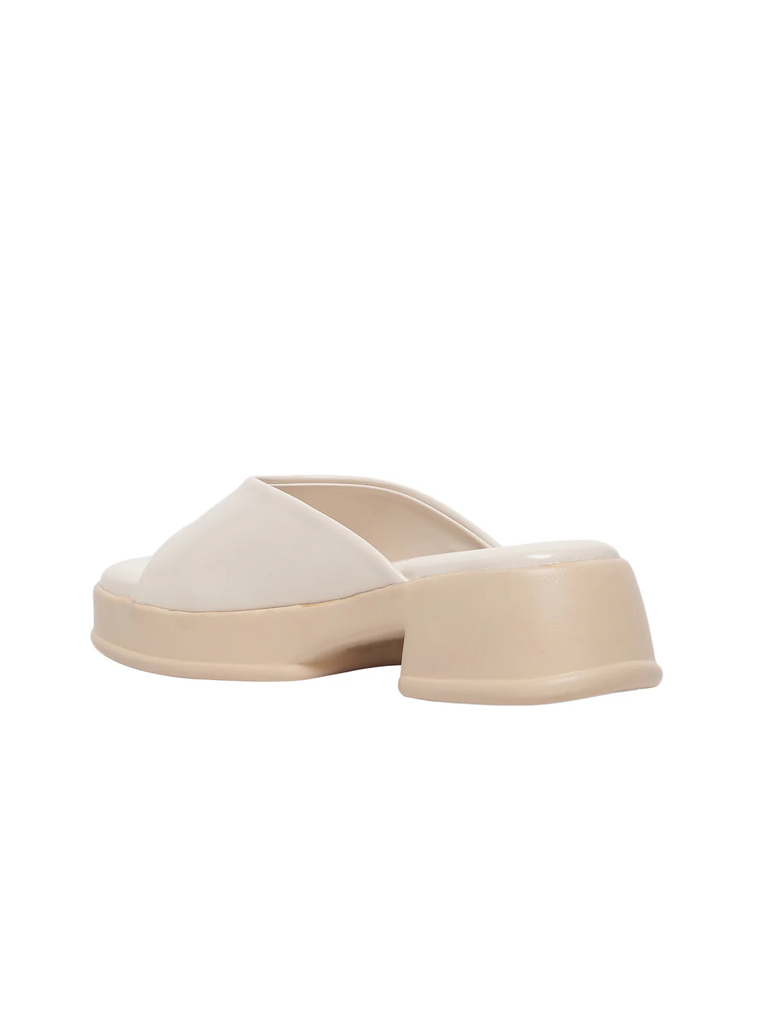 Millie Cream Platform Heels - Image 4