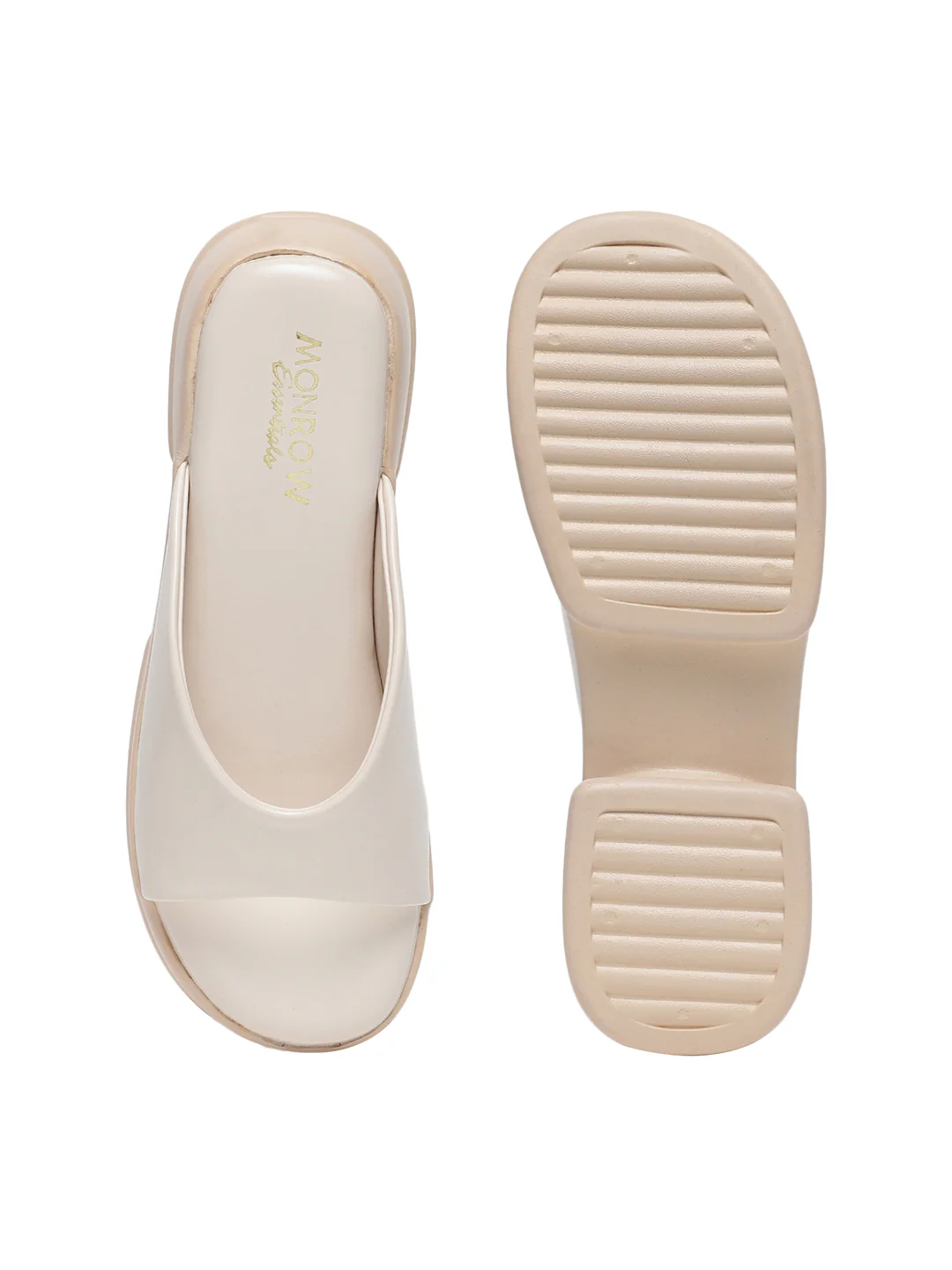 Millie Cream Platform Heels - Image 6