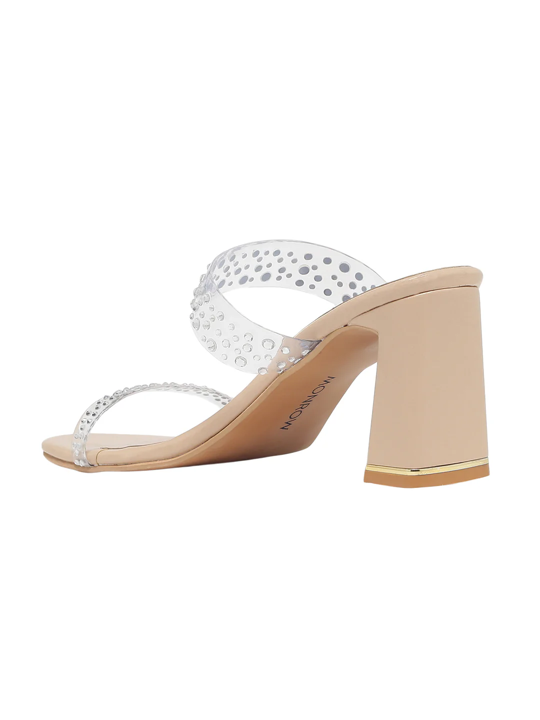 Minaqo Nude Block Heels - Image 6
