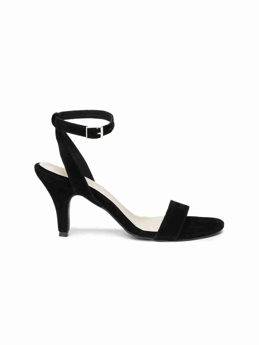 LBB Black Perfect Kitten Heel - Image 3