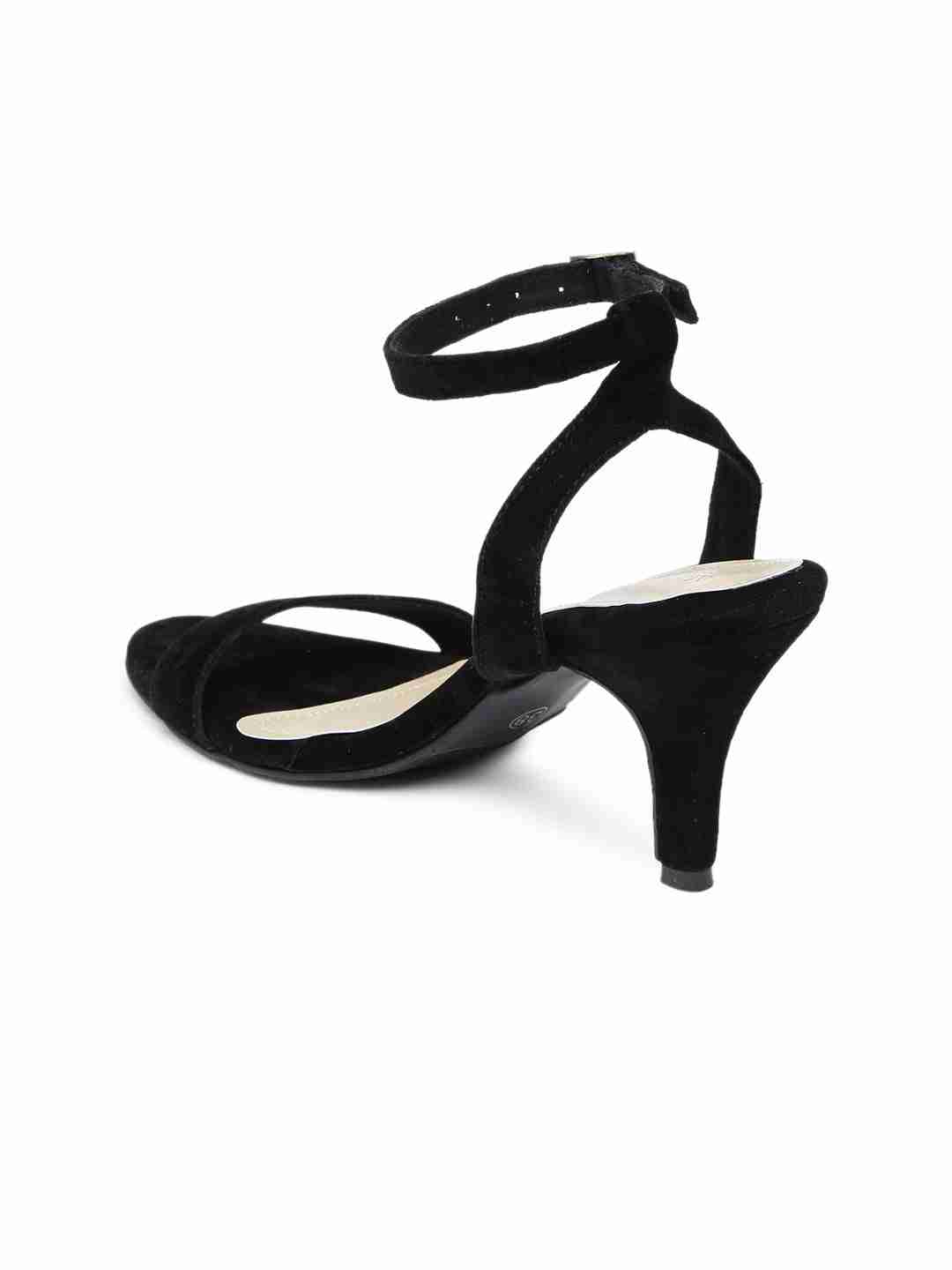 LBB Black Perfect Kitten Heel - Image 4