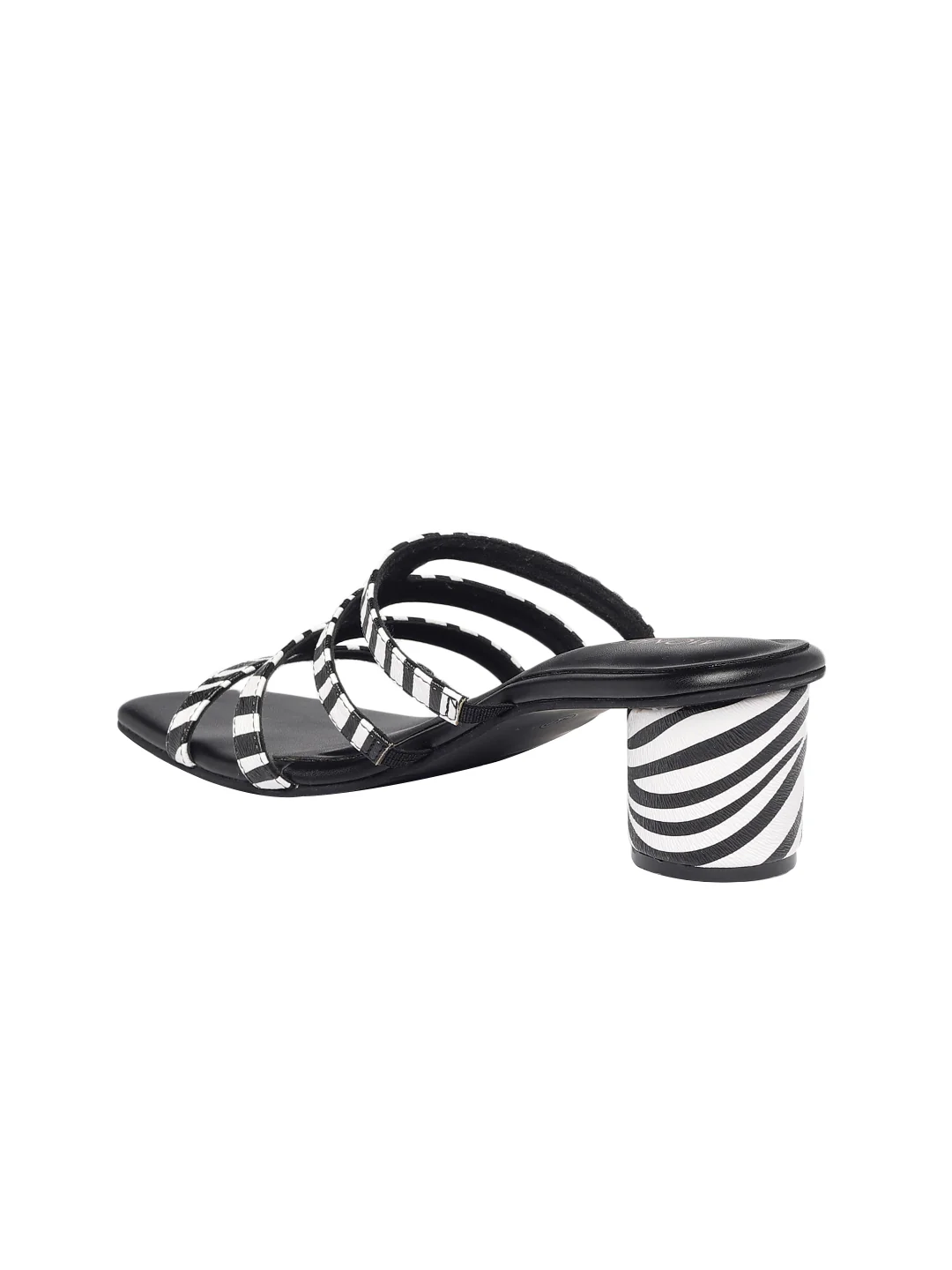 Natalia Black Block Heels - Image 4