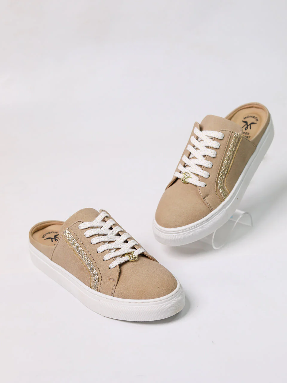 Nicola Khaki Sneakers - Image 7
